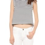 This is the perfect way to execute the crop top trend. Cute and preppy, you are just showing a smidge.