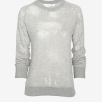 I love a perfect sweatshirt. This is not too boxy and has a bit of an edge. Wear this with jean cut offs or straight jeans.