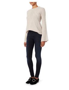 A great cable knit sweater from Intermix. You better be sitting by a lot of fireplaces at $298.00.